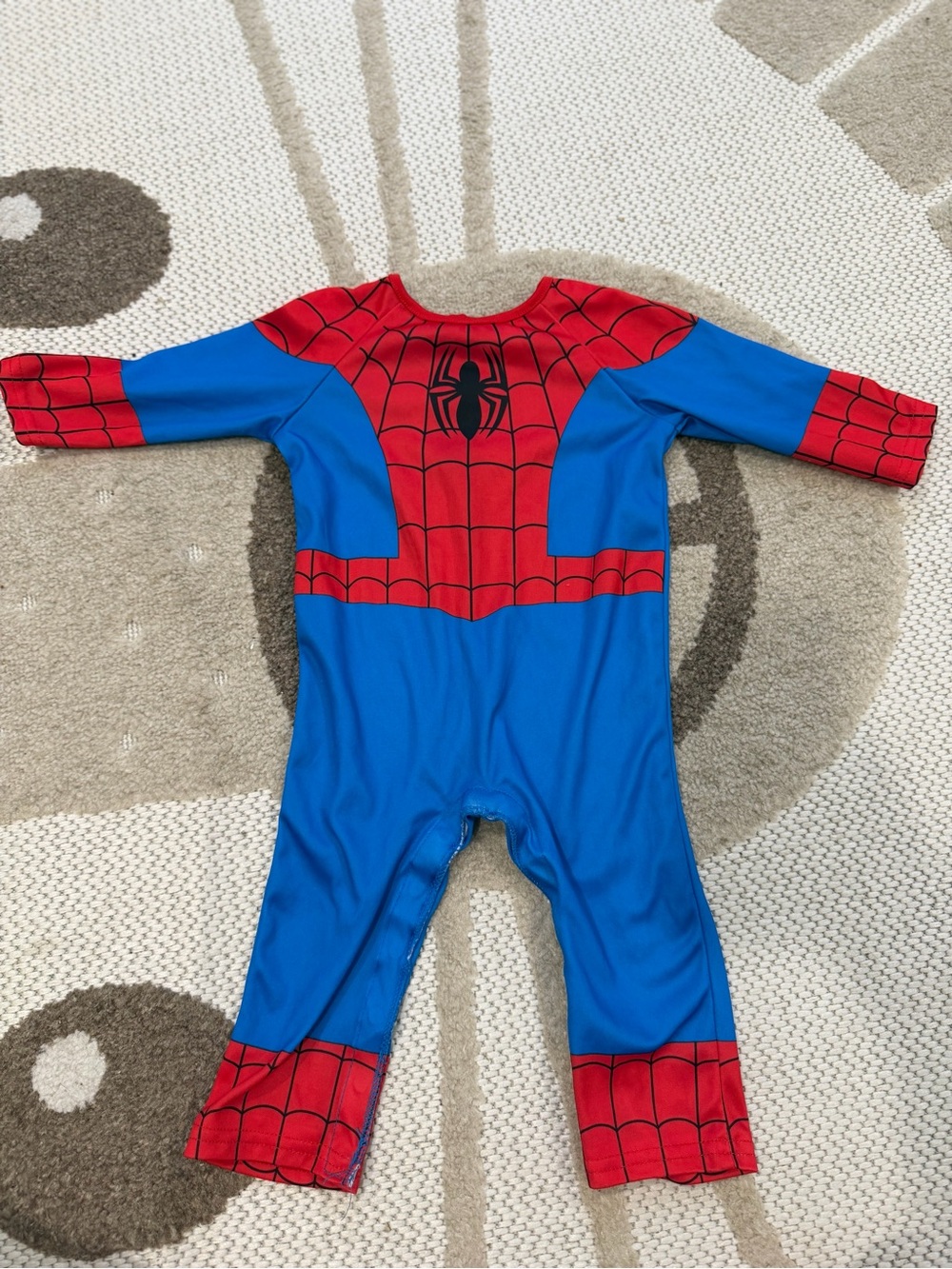 Classic Red & Blue Spideman baby up to 6months Costume